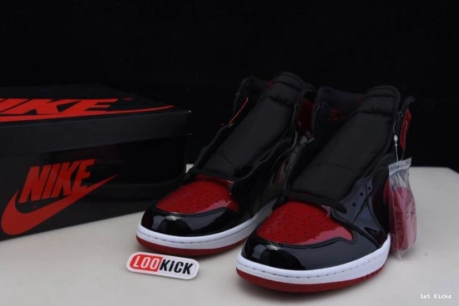 1st Kicks 807 OG 1 High Patent Air SmartChoice 555088- Bred Jordan 1116